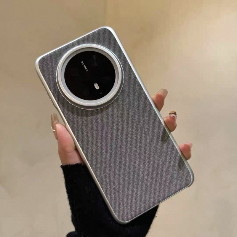 Huawei mate70pro アジアリネン生地磁気電話ケース magic7 防汗指紋シンプルなソリッドカラーに適しています|undefined