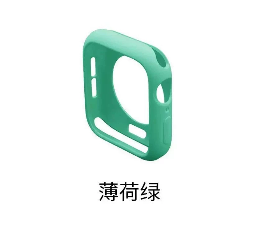 Силиконовый мягкий защитный чехол в цвет конфет для IWATCH, подходит для Apple S10/8/7/SE/Ultra