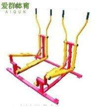 现货供应 双人椭圆漫步机 户外健身器材 健身路径厂家