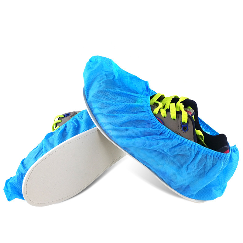 Funda para zapatos con suela de cinturón de investigación criminal, cubierta para pies antideslizante y engrosada para interiores desechable sin huellas, cubierta para zapatos sin costuras de tela para el hogar