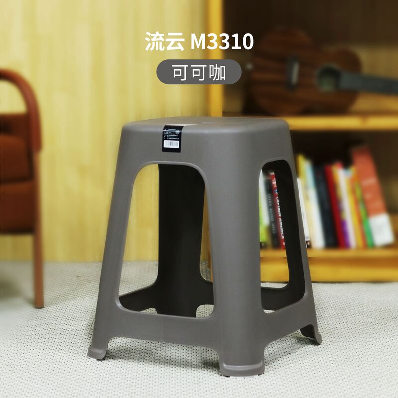 家庭用プラスチック製スツール、厚みのある大人用ダイニングテーブルと椅子、正方形のスツール、丸いスツール、ベンチ、プラスチック製の極厚スツール、メーカーから直接供給、シンプル|undefined