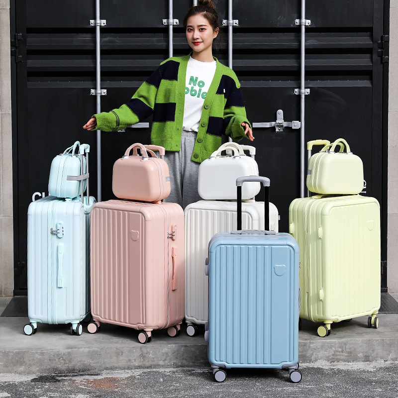 [Fábrica de selección estricta] 20 pulgadas maleta de embarque fabricantes de suministro de oso súper lindo niño pequeño maleta de tracción