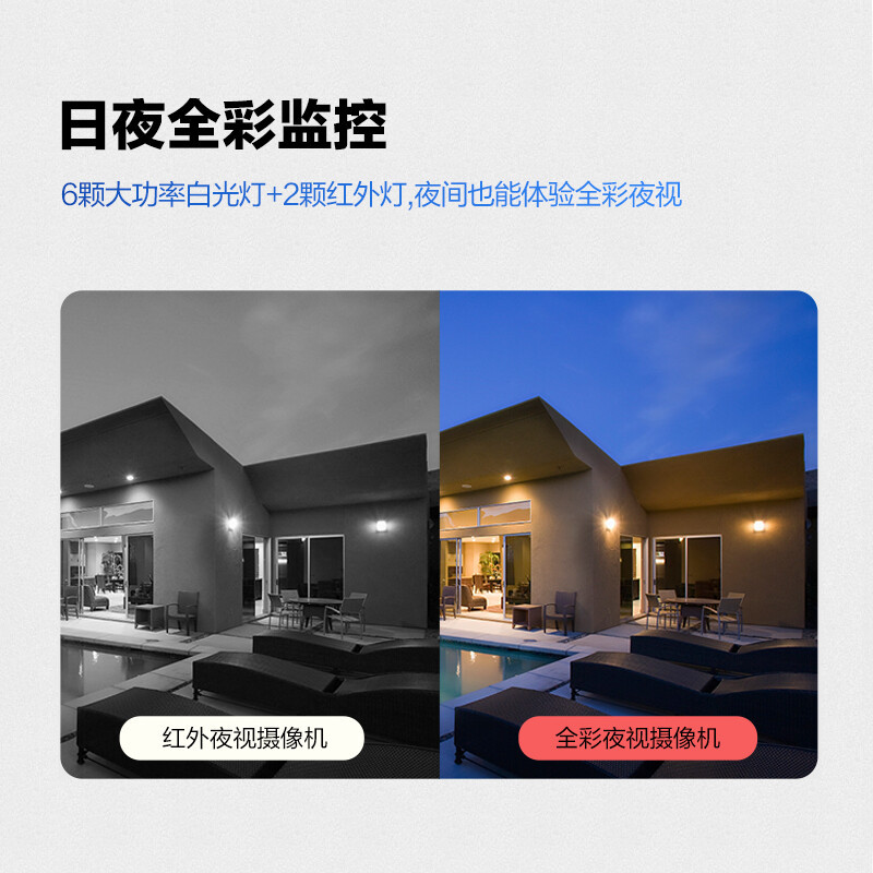 TP-LINK 4G摄像头家用 室外高清无线器全彩夜视 手机