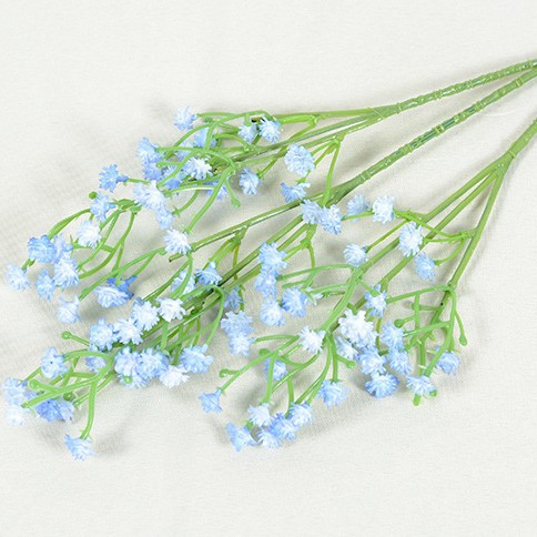 Cielo estrellado artificial 3 tenedor siente pegamento suave cielo estrellado decoración de la boda celebración de flores de plástico flor artificial ramo artificial