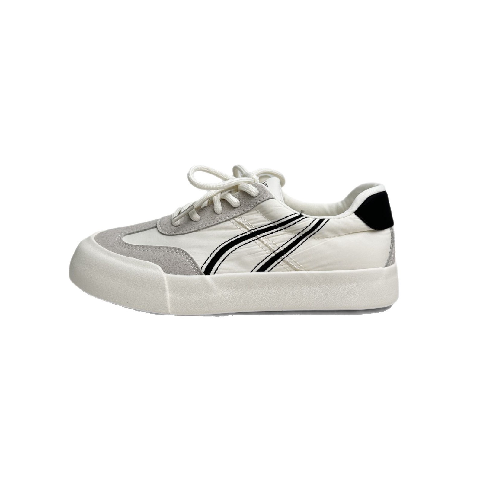 6631 zapatos de látex / zapatos de suela gruesa zapatos de mujer 2025 nuevo estilo de cabeza redonda retro chic diseño original zapatos de entrenamiento