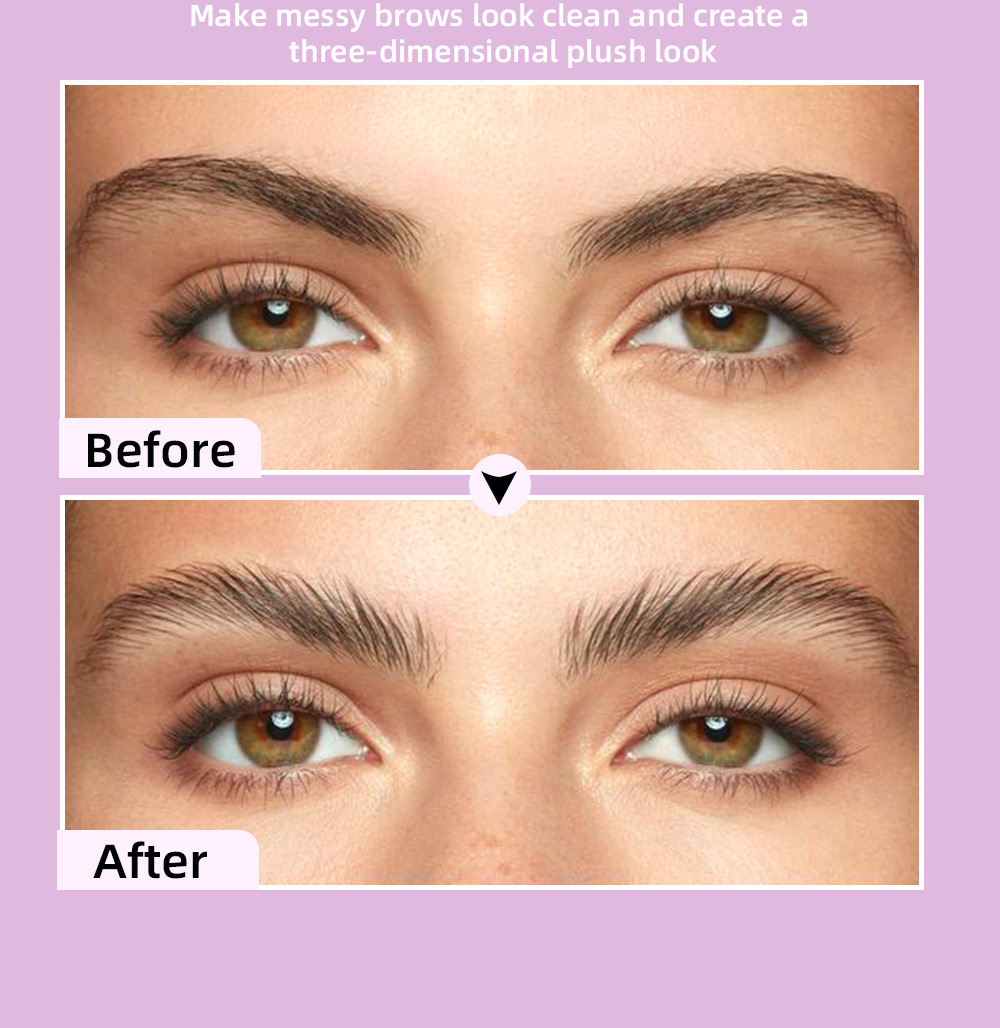 QIBEST Eyebrow Styling Liquid is a long-lasting, colorless, transparent, waterproof, sweat-proof and non-fading eyebrow raincoat repair liquid undefined