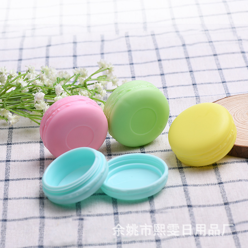 10g crema caja color macaron sub-embalaje tarro labio ojo máscara loción pequeña muestra caja de plástico botella vacía material de embalaje