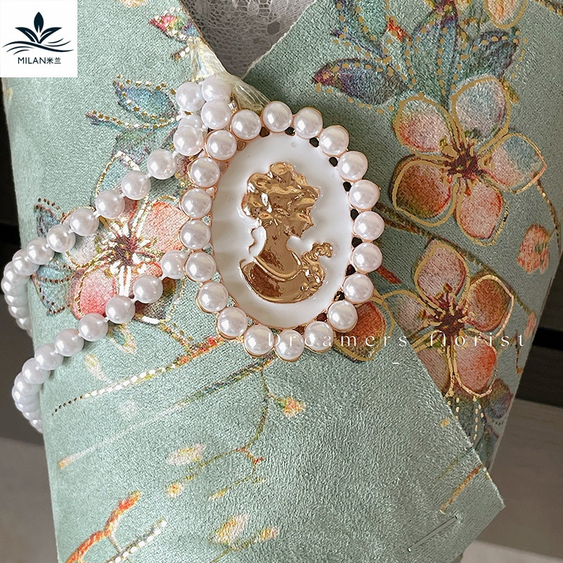 Día DE LA MADRE accesorios de perlas diamante ramo modelado Decoración Accesorios hechos a mano material de bricolaje tienda de flores herramientas suministros