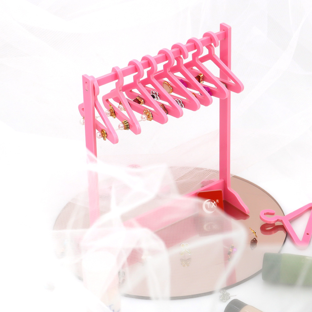 43g Weight Jewelry Display, Jewelry Rack Classification 1 Set Quantity Acrylic Material Solid Color Pattern Cute, Simple Style Style Multicolor Color 1 Set Arylic Cute Simple Style Solid Color Jewelry Display Jewelry Rack 7