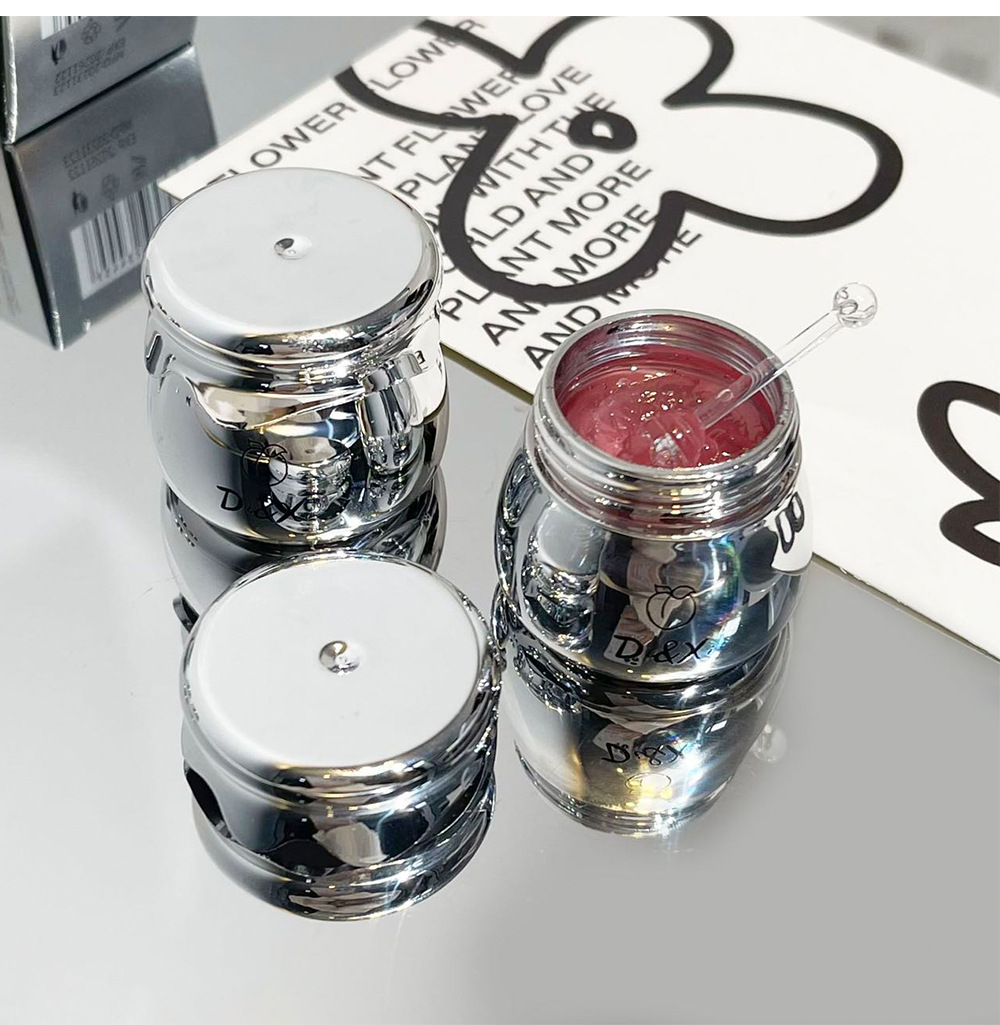 DI&XI~ Little silver Can Lip balm Moisturizes and protects the lips. Dudu Jelly Lip Oil moisturizes before makeup. Affordable and versatile, cross-border undefined