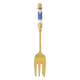 British Stainless Steel Gold Plated Coffee Spoon Dessert Spoon Mixing Spoon Retro Spoon