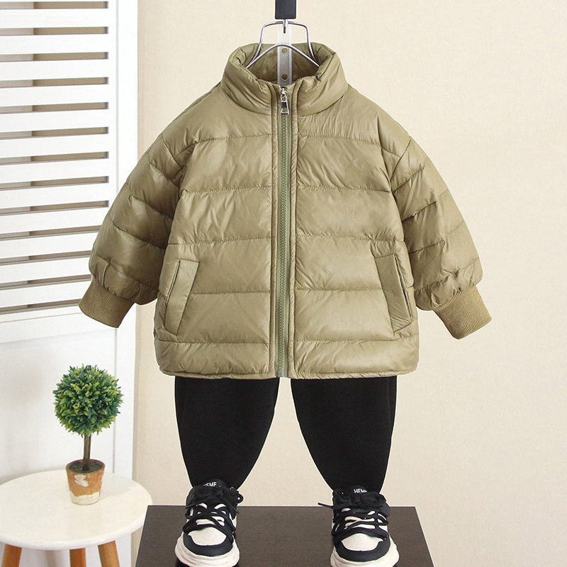 6901 chaqueta de invierno para niños 2025 nuevo traje de dos piezas de chaqueta tres en uno para niños