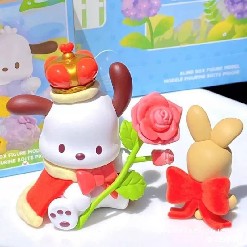 Минифигурка Sanrio Pochacco, коллекционная игрушка в слепой коробке 7–9 см, подарок на день рождения