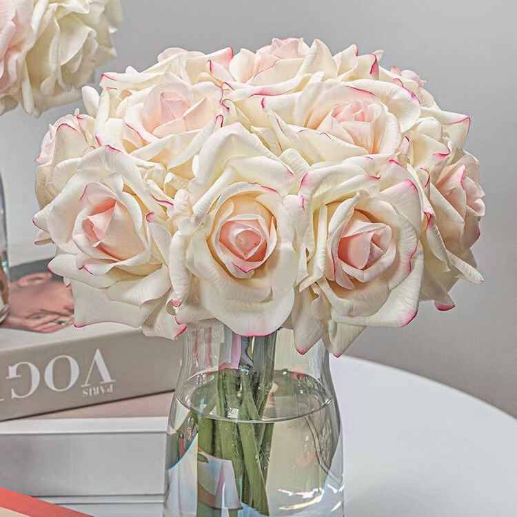 Ins-Style Moisturizing Artificial Flowers, Faux Flowers, Dried Flowers, Rose Bouquet, Light Luxury High-End Table Flowers, Nordic Decoration Ins-Style Moisturizing Artificial Flowers, Faux Flowers, Dried Flowers, Rose Bouquet, Light Luxury High-End Table Flowers, Nordic Decoration