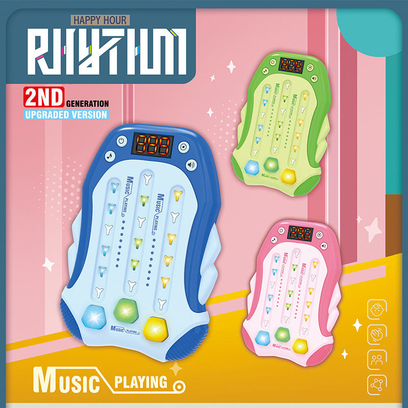 국경 간 교육 장난감 지능형 리듬 마스터 게임 기계 음악 감압 프레스 음악 어린이 장난감 제조 업체