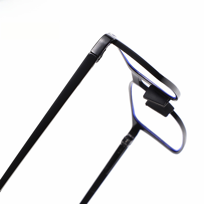 2023 Nuovo Export Metallo Full Frame Triangle Pen Cartridge Box Anti-luce blu per la generazione di specchi per anziani Gamba a molla per capelli Sguardi di lettura_voghion.com