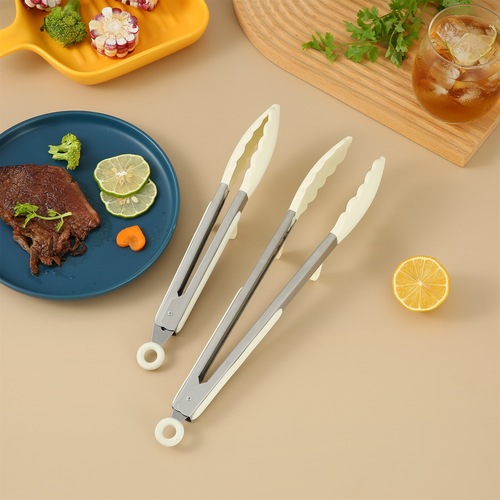 Silicone food clips high temperature resistant barbecue food clips kitchen barbecue 9 inch 12 inch food clips baking bread clips