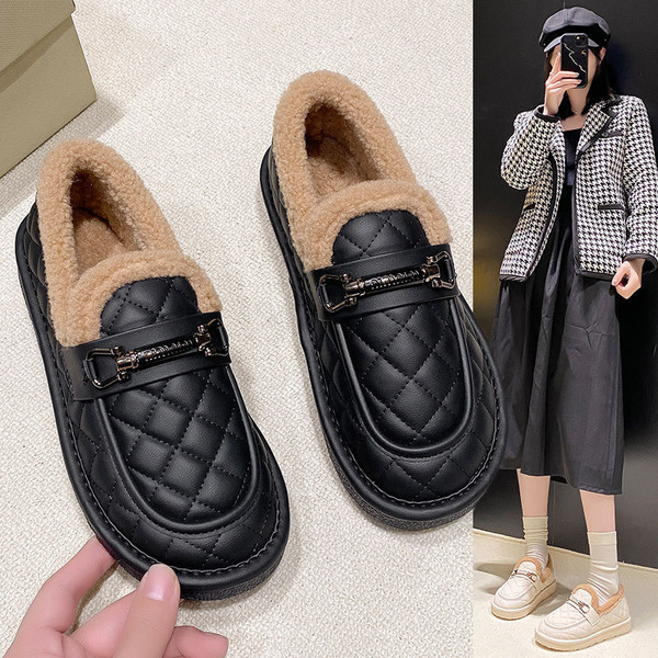 2025 hot style plus velvet soft-soled mother's cotton shoes for…