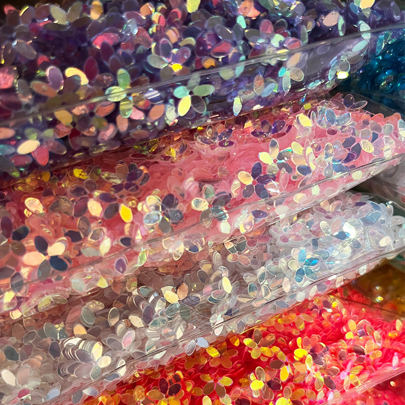 Best-selling translucent iridescent glitter powder, high-shine golden glitter powder, nail art glitter DIY filling material