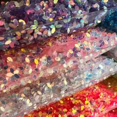 Best-selling translucent iridescent glitter powder, high-shine golden glitter powder, nail art glitter DIY filling material