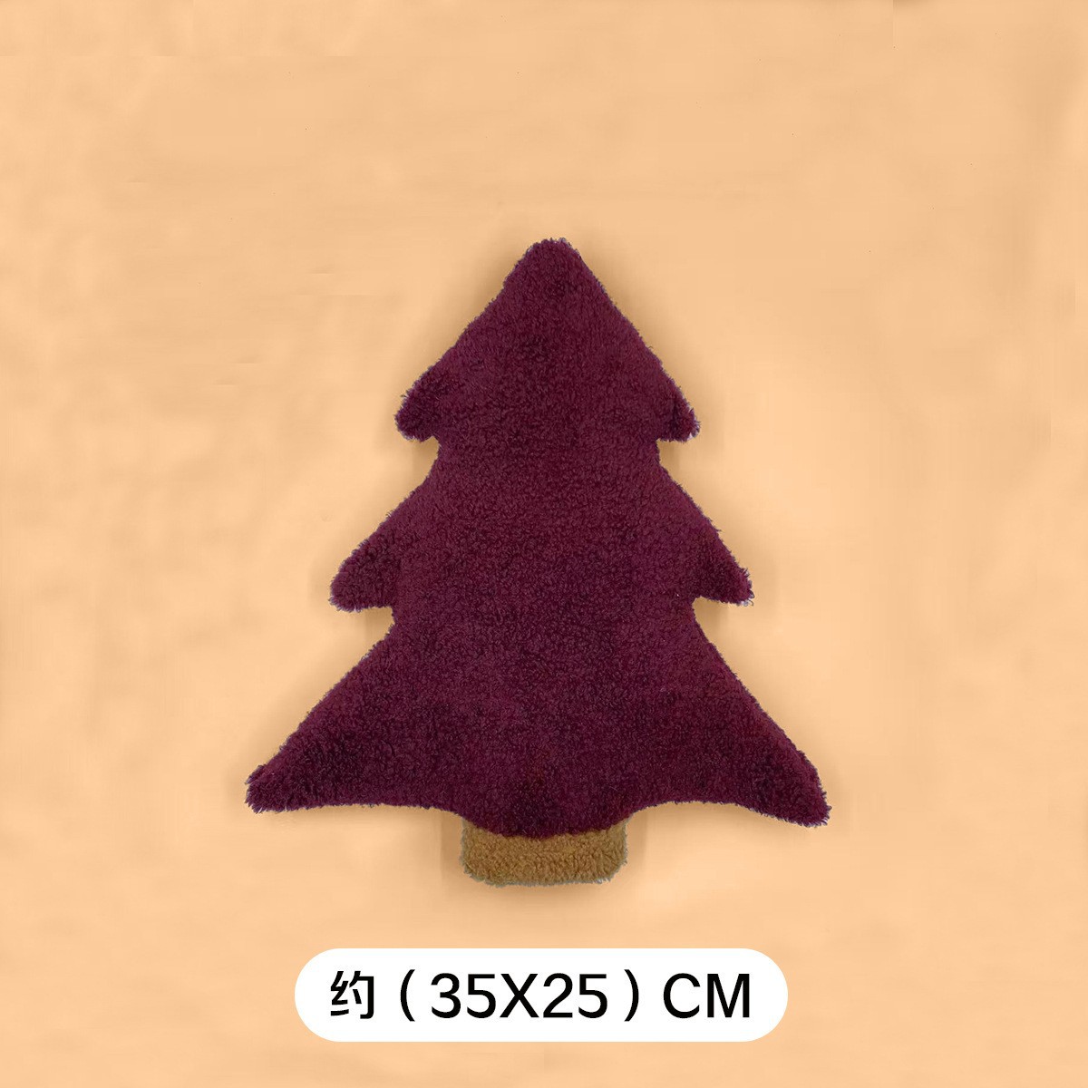 Navidad transfronteriza árbol de Navidad almohada almohada almohada almohada de Navidad árbol de Navidad almohada adornos decoraciones lana