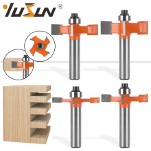 宇盛橘黄色四刃滚珠T型刀8柄木工铣刀具槽口刀柄带轴承开槽拉槽