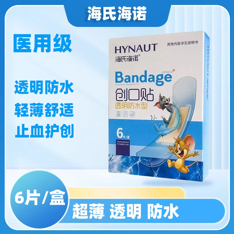 Invisible waterproof breathable transparent band-aid for bathroom