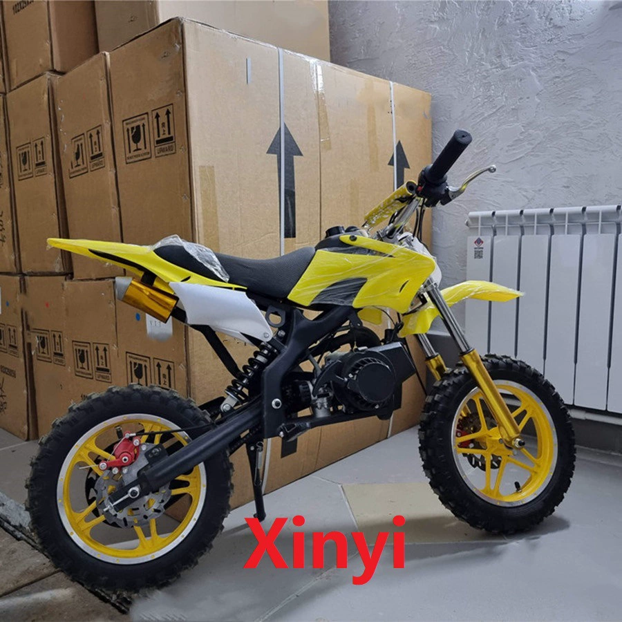 Двухтактный детский мотоцикл 49CC, маленький пляжный внедорожник.