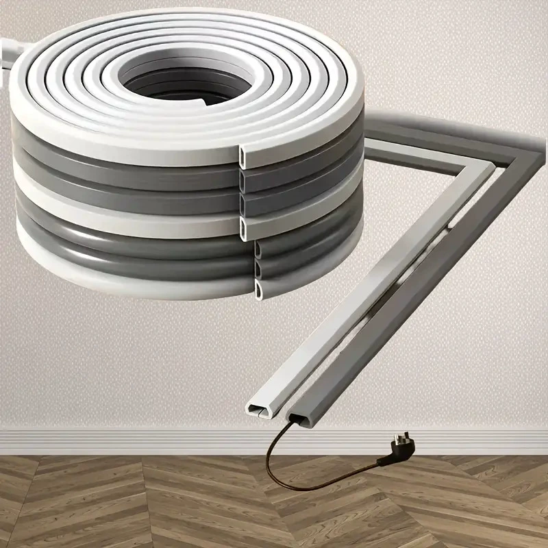 ПВХ проволочная канавка для пола скрытая мягкая проволочная канавка трансграничная специально для украшения земли