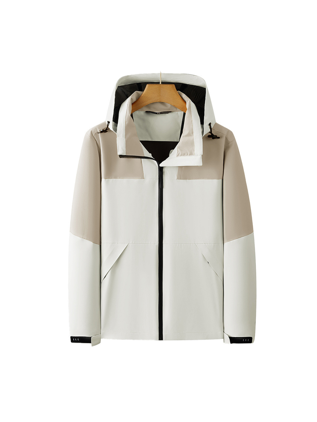 Personalizada ropa de asalto de una sola capa de otoño y invierno engrosado dos piezas conjunto de ropa de trabajo estampado bordado pintado herramientas impermeables a prueba de viento