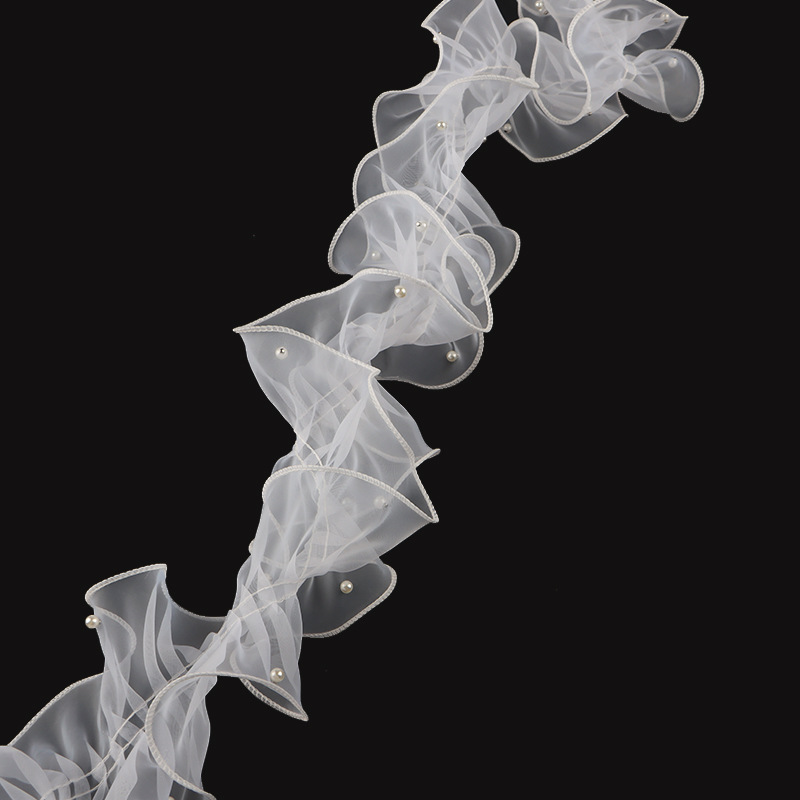 흰색 [진주 플래시 원사] 2 m; sku 다이어그램 참조