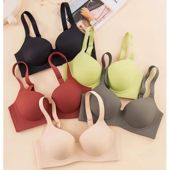 女性用シームレス下着、薄型、大きな胸、小さな胸、副胸縮小、たるみ防止、大きいサイズのプッシュアップブラ、ソフトサポートの新しいブラジャー|undefined
