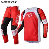 Прямая Продажа с фабрики ALPINES FOX внедорожный костюм Одежда для скоростного спуска с длинным рукавом быстросохнущая уличная гонка на горном велосипеде