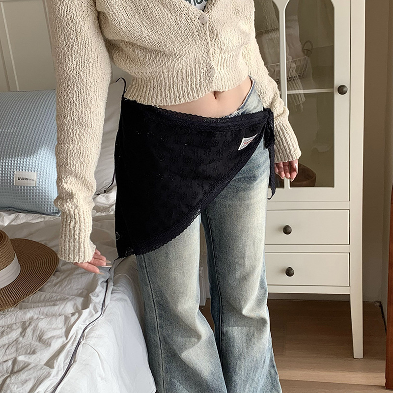 Pañuelo en la cabeza, estilo pastoral femenino de verano, moda multiusos, encaje, cortina de pedos, bufanda triangular de todo fósforo, cintura, bufanda en la cabeza de todo fósforo, banda para el cabello