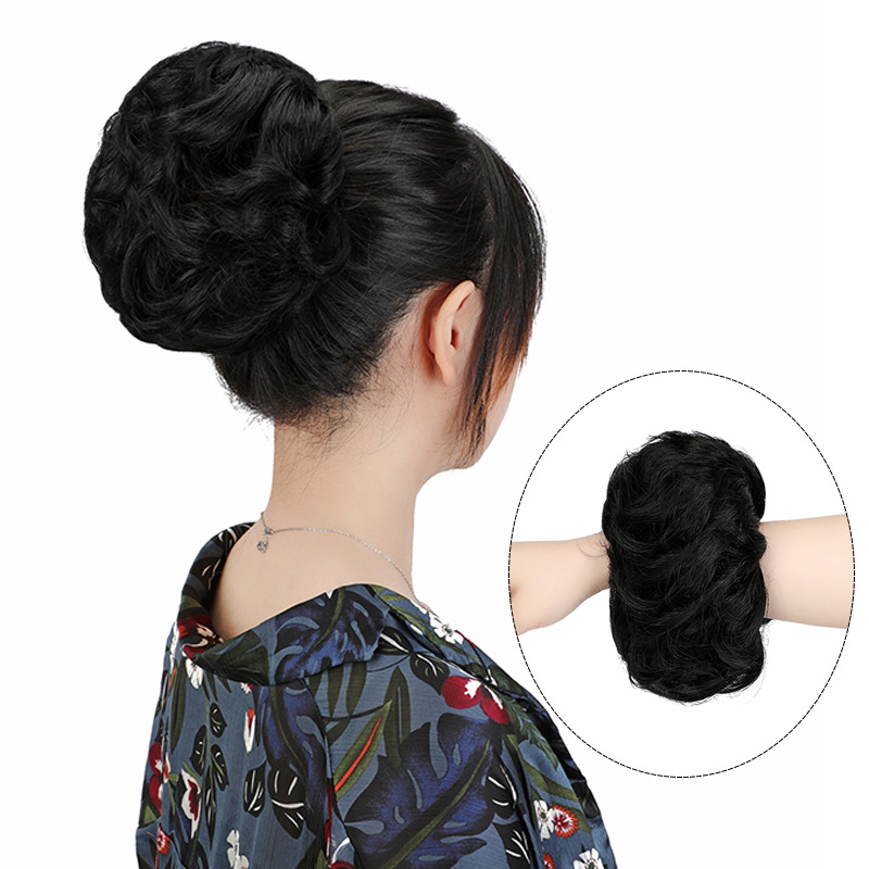 Heißverkaufte neue Perücken, Haarringe, Damengummibänder, Fleischbällchen, Haartaschen, Faule Leute, Lockenwickler, flauschige Spicy Girl Chicken Coop-Kopfbedeckungen_voghion.com