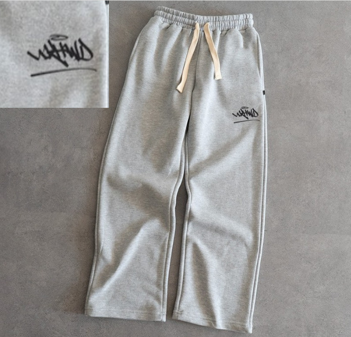 Wide-leg Drawstring Sweatpants For Teens - Comfortable Casual Wear_voghion.com