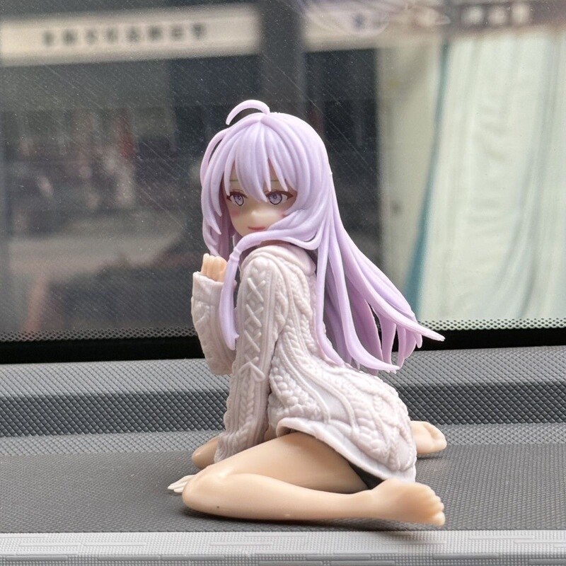 魔女之旅坐姿毛衣伊蕾娜手办机箱摆件桌面美少女二次元动漫手办|undefined