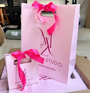 2025 Custom Logo Large Paper Shopping  Product Bags for Make
