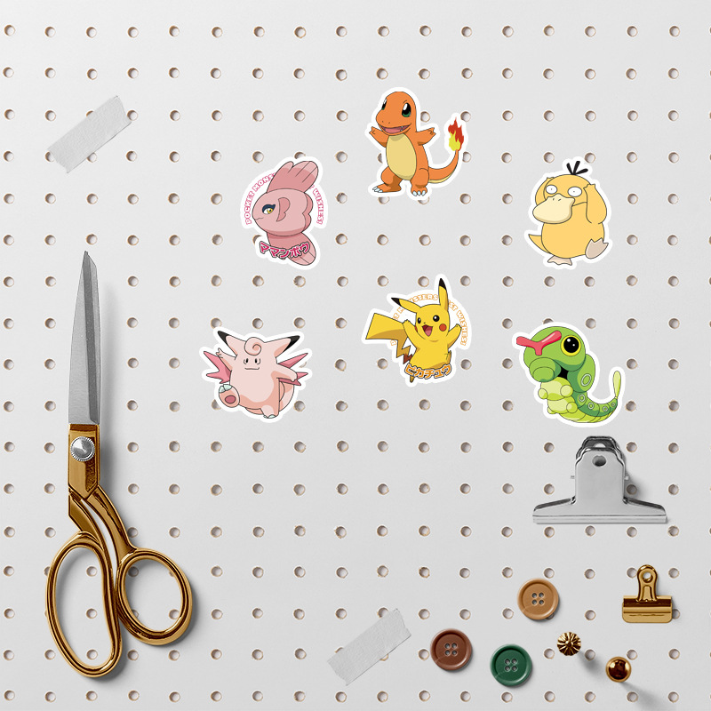 100 unidades magia digital bebé diario pegatinas lindo de la historieta elfo expresión teléfono móvil Shell papelería Taza agua