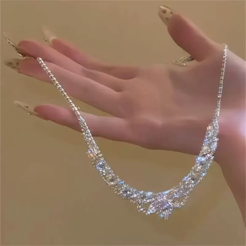 「シャイニングハート」レッドラブパール二層ネックレスプリンセスライト高級ハイエンド新年鎖骨チェーン|undefined