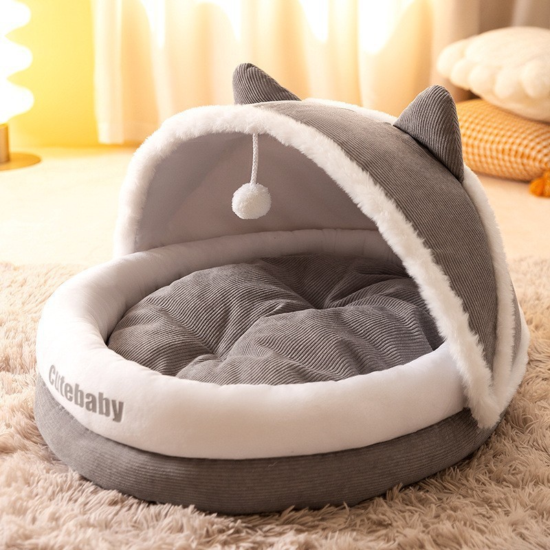四季通用猫窝猫咪摇篮猫床猫屋半封闭式春夏狗窝狗屋宠物用品批发|undefined
