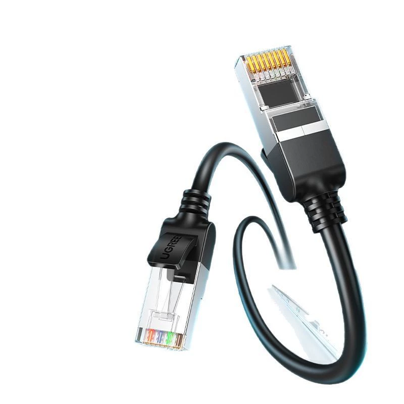 绿联 Category 6 Cat6 Gigabit Pure Copper Network Cable Home Broadband Computer Butt Cable 24AWG Network Twisted Pair Jumper