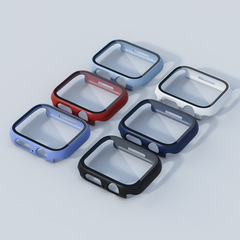 Suitable for Apple watch 3.4.5.6.7.8 generation smart watch protective case with frosted shell and film