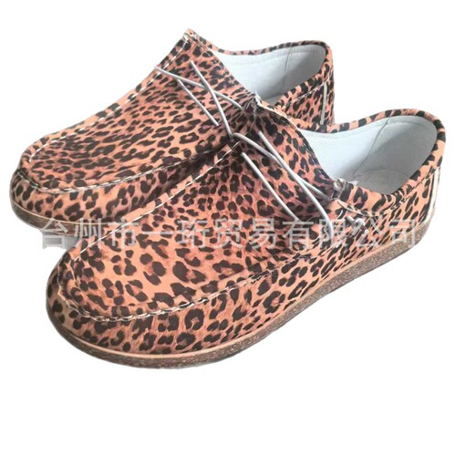 European and American new large size women's shoes, flat elastic band slip-on casual single-layer shoes