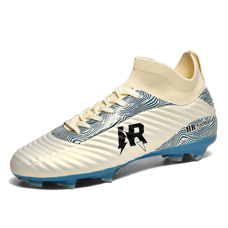 2025 nuevo comercio exterior hombre y mujer clavos largos zapatos de entrenamiento de clavos zapatos juveniles de escuela secundaria fábrica de zapatos de fútbol