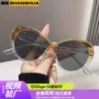 拼色新款椭圆形蓝光眼镜框