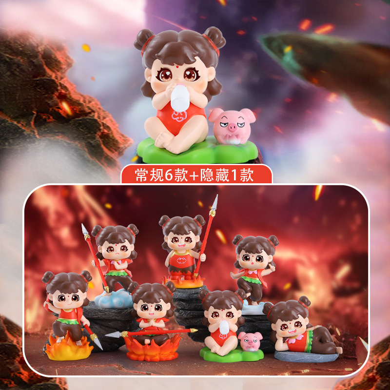 可爱吉祥物马年萌宠神马都有盲盒创意潮玩桌面摆件节日礼物批发款|undefined
