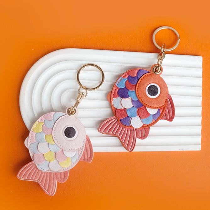 オリジナル小魚かわいいアクセスカードカバーキーホルダークリエイティブ小さなギフトペンダントスクールバッグアクセサリーギフト卸売|undefined