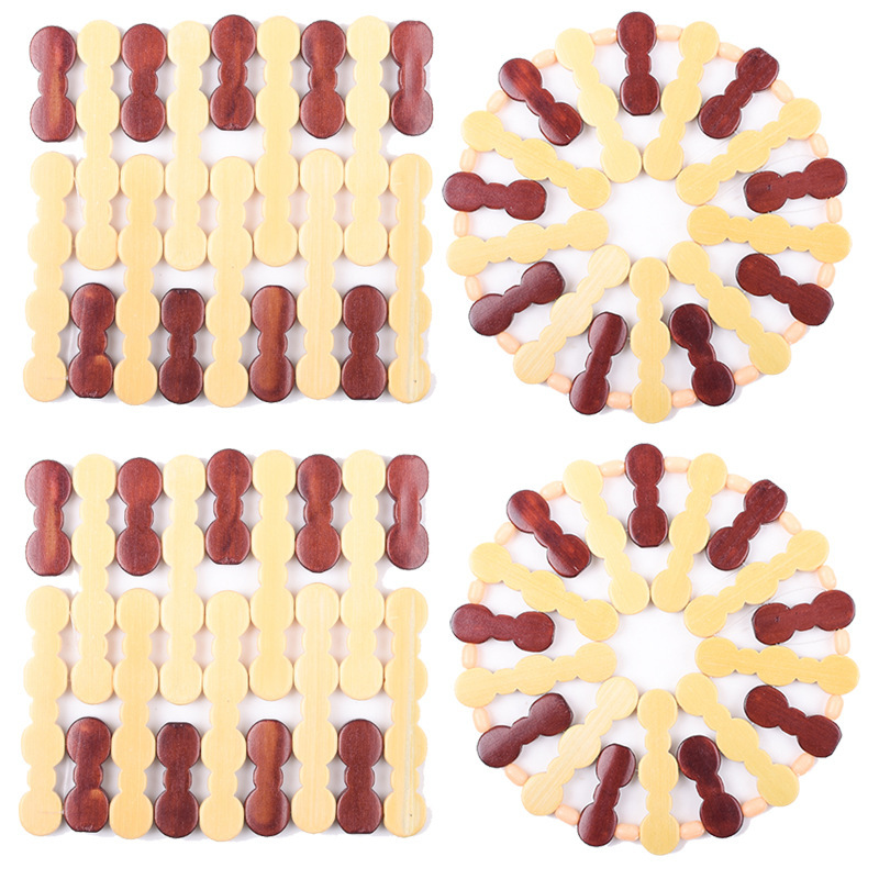 원형 2개 정사각형 2개