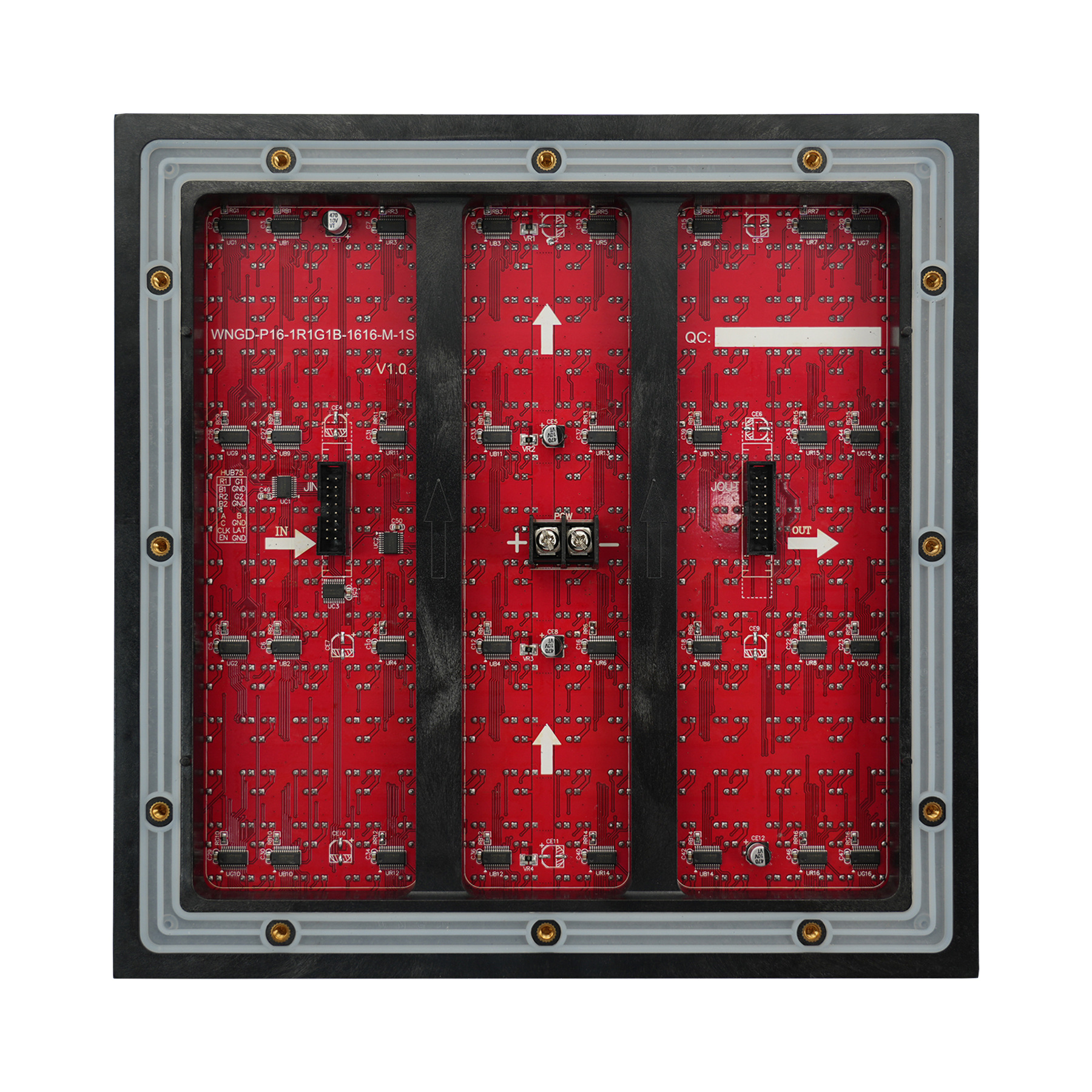 ��ͨ�յ�LED��ģ��P16��Բ���ٹ�·��Ϣ����ʾ��